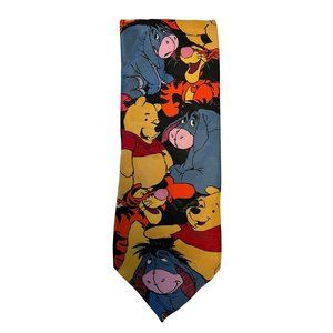 Men's Tie Disney Winnie the Pooh, Tigger & Eeyore